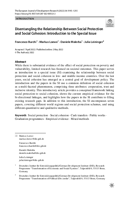 Publication_2022_Burchi, Francesco, Markus Loewe, Daniele Malerba, Julia Leininger