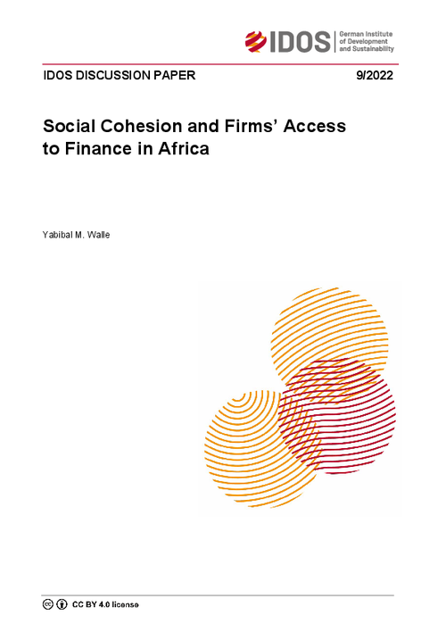 graph_publication_Social cohesion and firms’ access to finance in Africa