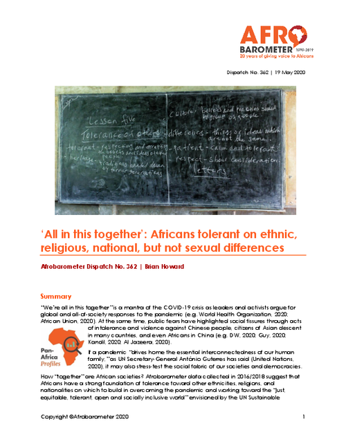 graph_publication_‘All in this together’: Africans tolerant on ethnic, religious, national, but not sexual differences